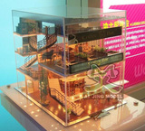 跃层商业户型沙盘模型