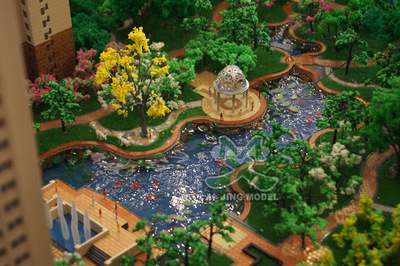 仿真水沙盘模型